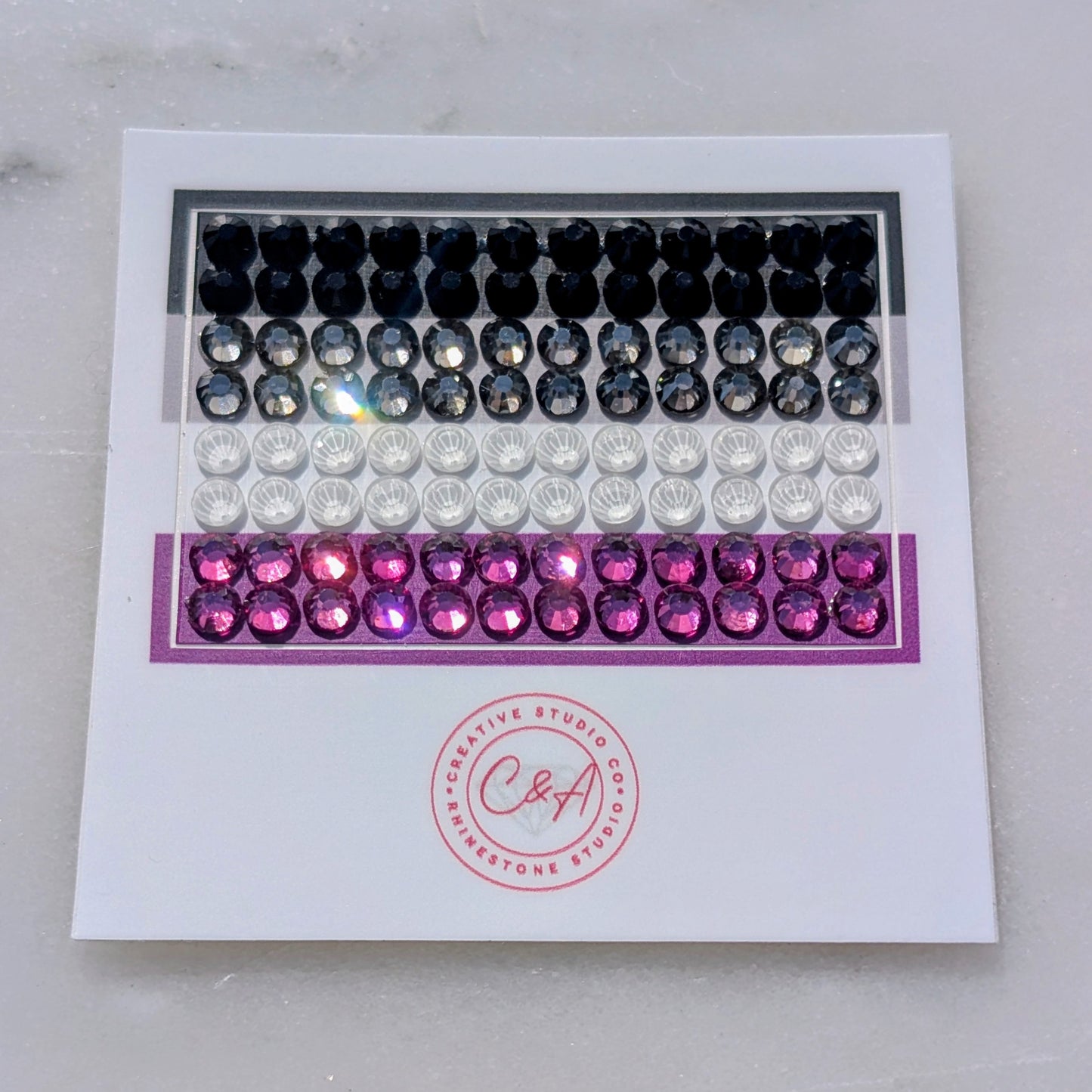 PRIDE Flag Rhinestone Sticker